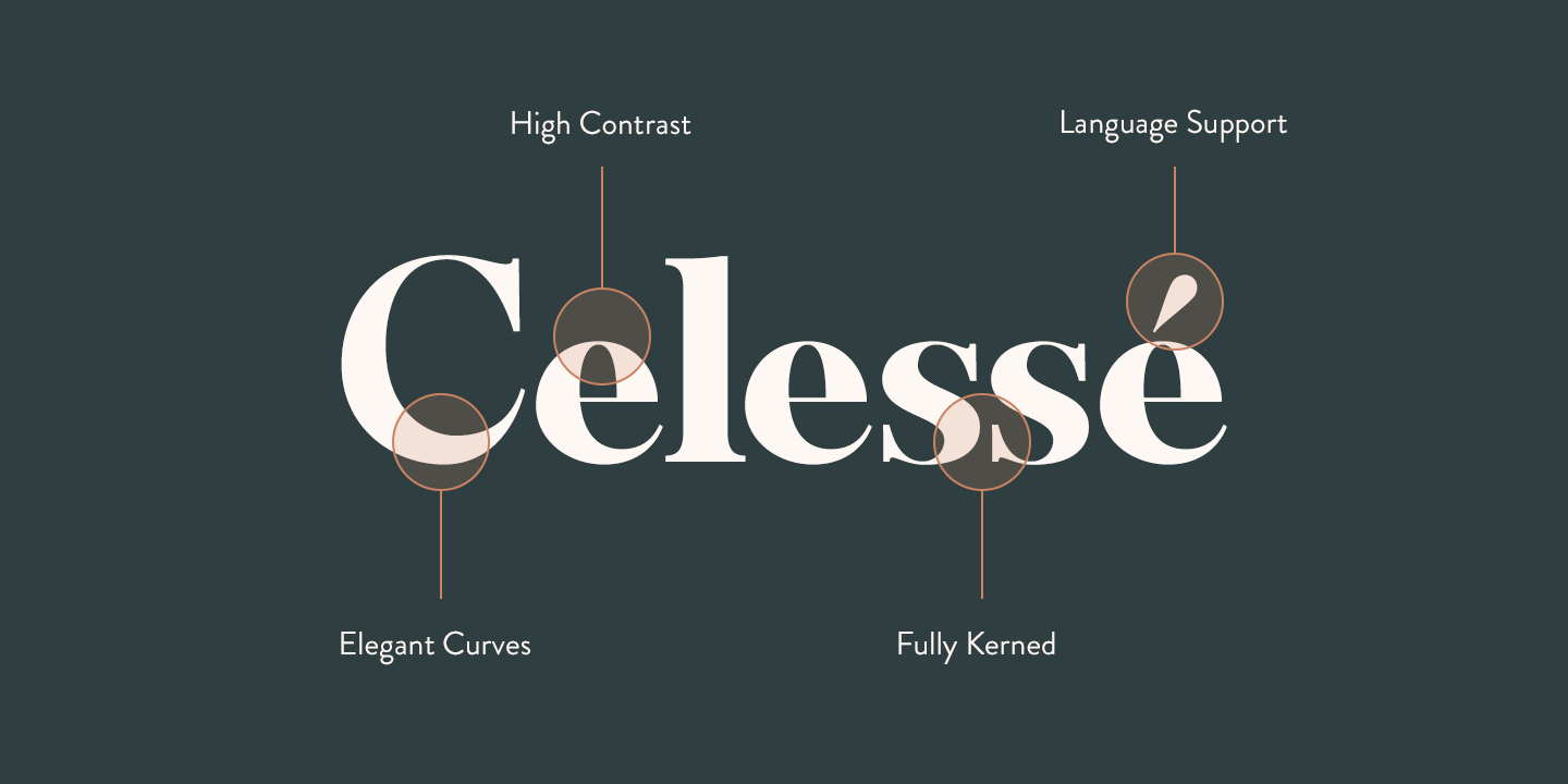 Example font Celesse #8